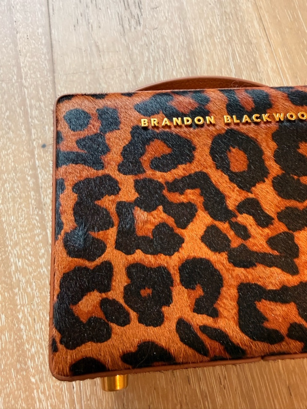 Brandon Blackwood Leopard Print Small Kendrick Trunk - Picture 6 of 8